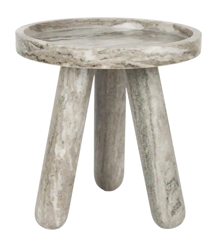 Zuiver Cosmopolitan Bijzettafel Rond 40 cm Marmer - Bruin Populair