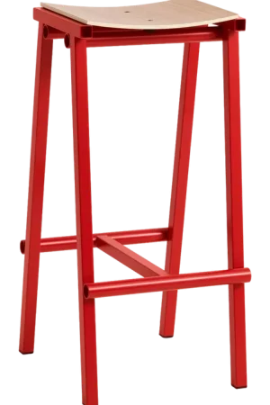 HAY Taburete 8 Barkruk High H 75 cm - Signal Red Lage Prijs