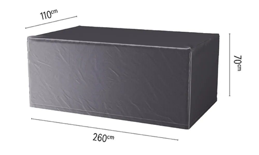 AeroCover Tuintafelhoes - H 70 x B 110 x D 260 cm Fabrieksprijs