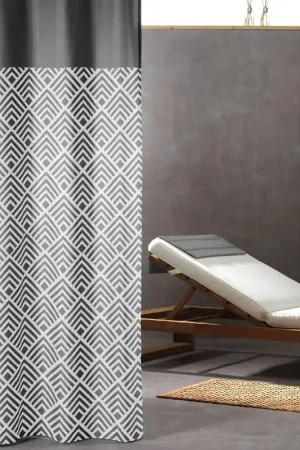 Nu Kopen Sealskin Angoli Douchegordijn 180x200 cm Polyester - Grijs
