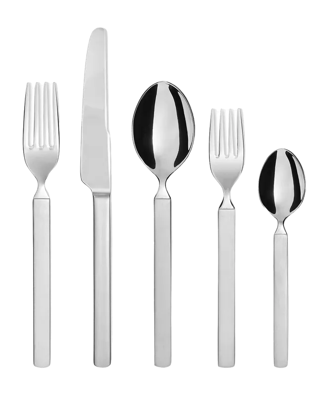 Alessi Bestekset Dry - 4180S5 - 5 delig - door Achille Castiglioni Gereduceerde Prijs