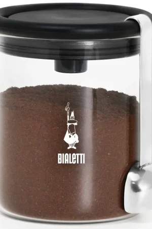 Flitsaanbieding Bialetti Glazen koffiebewaarbus - met maatlepel