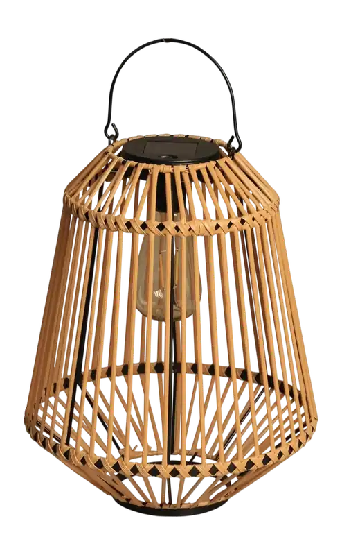 Premium Luxform Ibiza Large Lantaarn Wicker Solar 15 Lumen