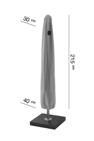 Nieuw AquaShield Parasolhoes Grey (H215 x 30/40 cm)