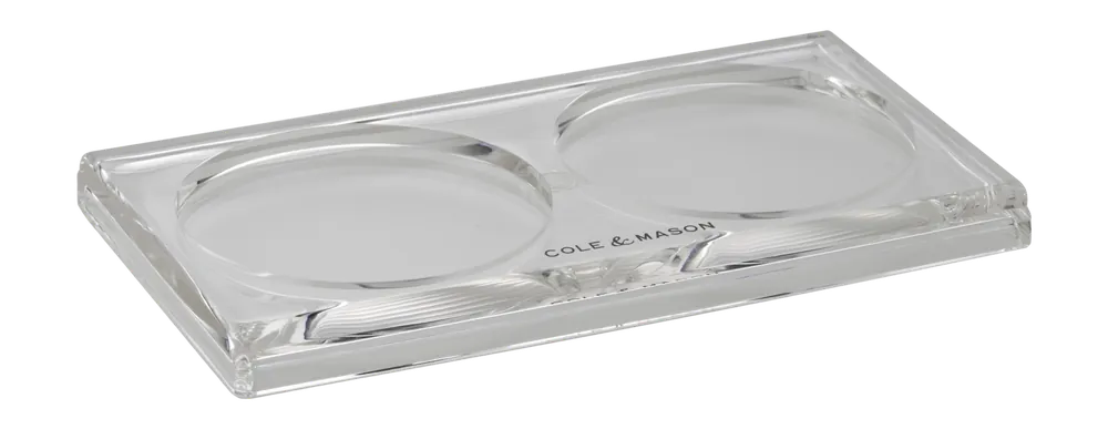 Cole & Mason Acrylic Mill Tray Dienblad Clear Beperkt Aanbod
