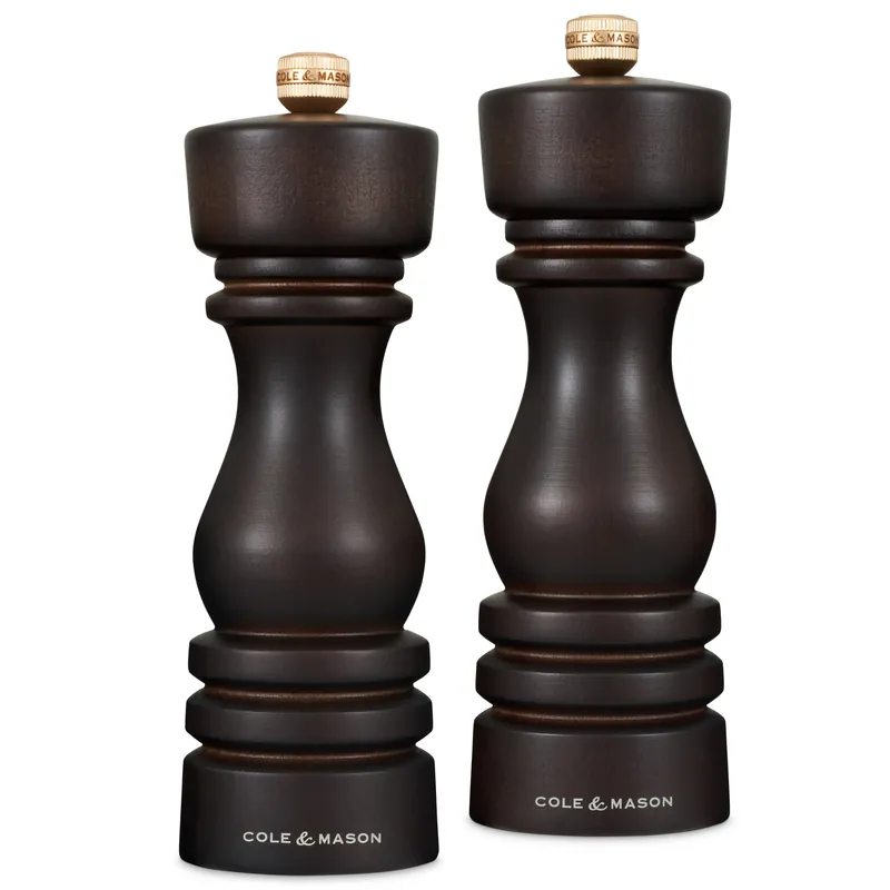 Cole & Mason Cole & Mason London Peper- en zoutmolen Dark Chocolate 18 cm Dagaanbieding