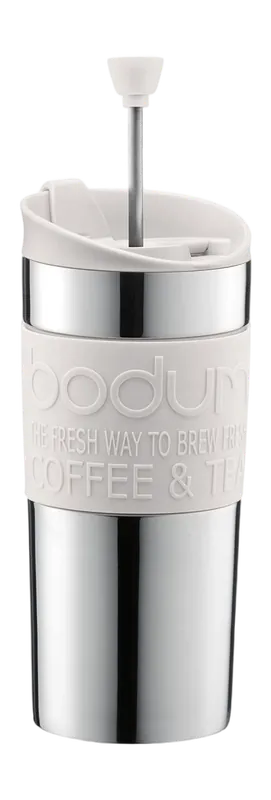 Gereduceerde Prijs Bodum Travel Press Draagbaar Koffiezetapparaat White 350 ml