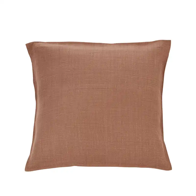 Actieprijs Libeco Napoli Vintage Sierkussenhoes Cinnamon (50 x 50 cm)