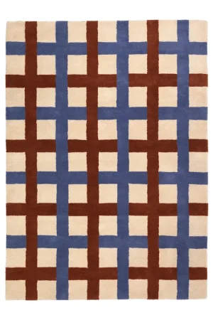 Beperkt Aanbod Broste Copenhagen Edith Vloerkleed - Blauw