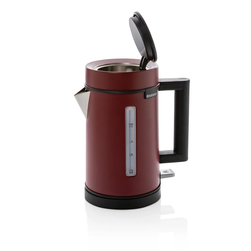 Bestel Nu Brabantia D1S-6TRD Waterkoker - 1,7 Liter - LED-verlichting - Rood