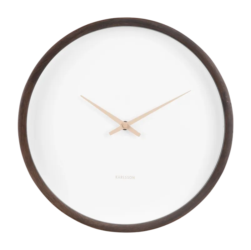 Koopje Karlsson Ancho Klok Dark Wood Medium