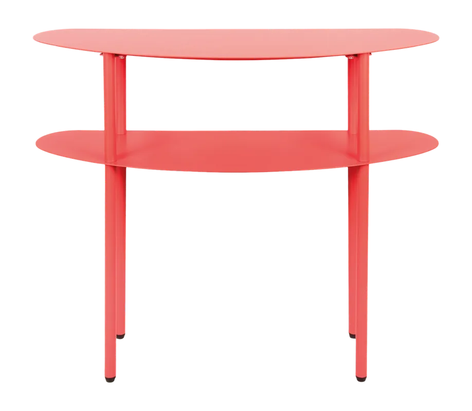 Populair Leitmotiv Cool Retro Sidetafel Bright Scarlet Red