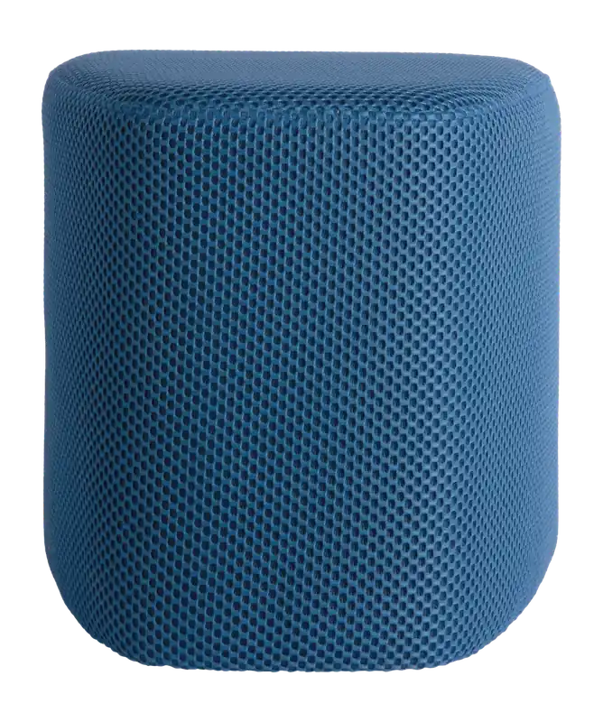 Leitmotiv Retro Mesh Triangle Poef Cobalt Blue Alleen Vandaag