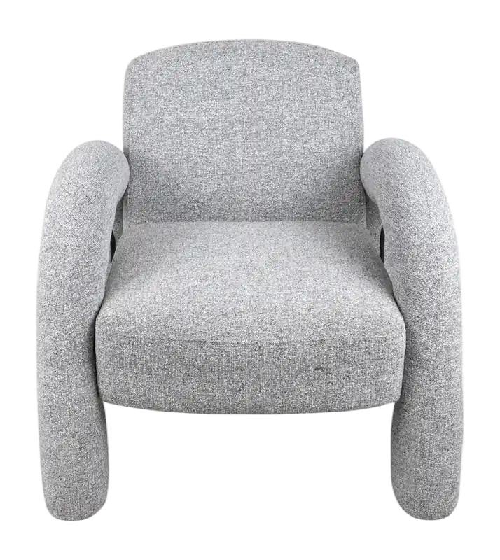 Leitmotiv Brazo Melange Fauteuil Grey Lage Kosten