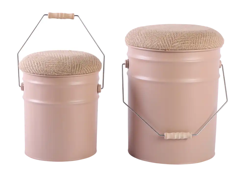 Hete Deal Leitmotiv Set Buckets Kruk Soft Brown (Set van 2)