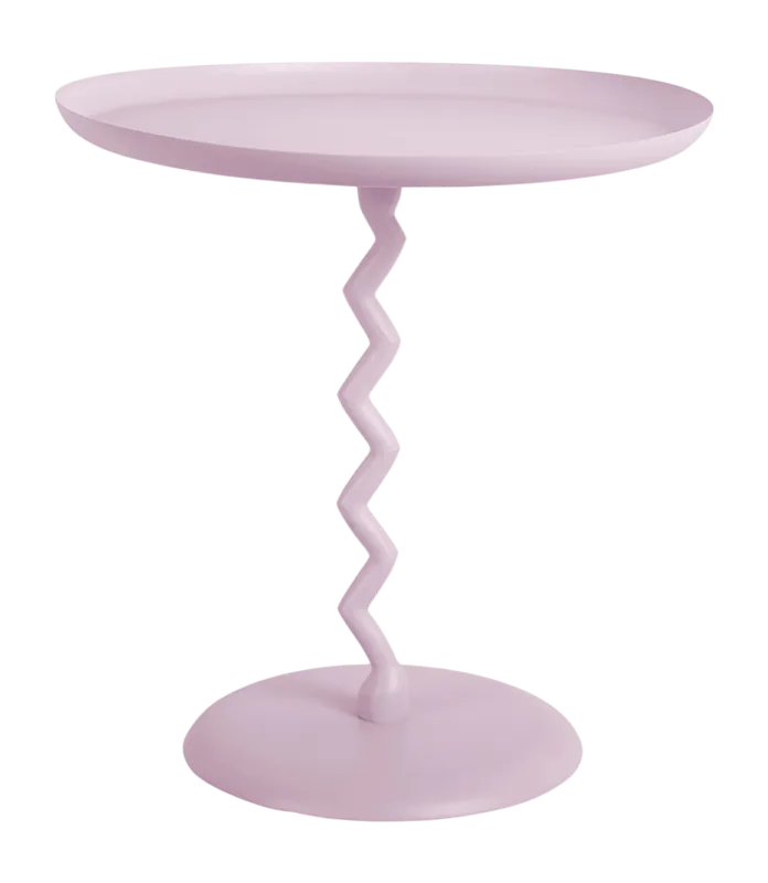 Leitmotiv Zig Zag Bijzettafel Soft Purple Medium Weekendaanbieding
