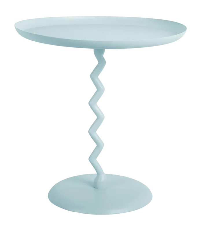 Flitsaanbieding Leitmotiv Zig Zag Medium Bijzettafel Soft Blue