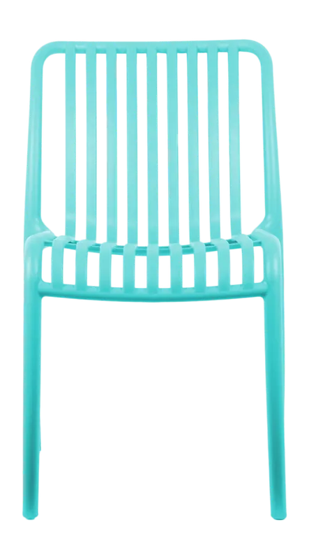Direct Beschikbaar Leitmotiv Glee Eetkamerstoel Turquoise Blue PP