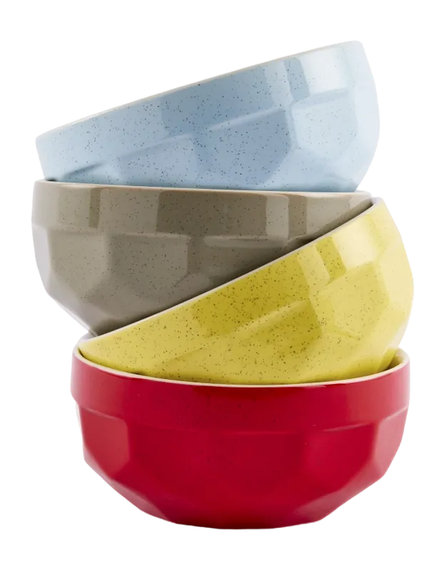POLSPOTTEN Polygon Ontbijtkom Multi-colour 720 ml La Marzocco (Set van 4) Dagaanbieding