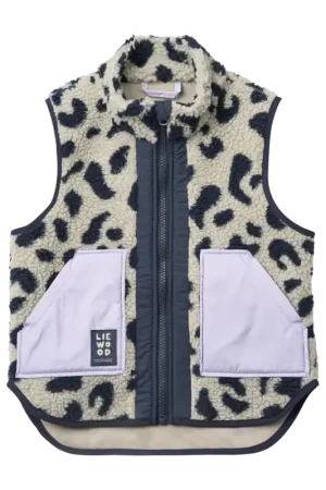 Betrouwbaar Liewood Noam Pile Bodywarmer Kids Mega Leo / Mist Mix