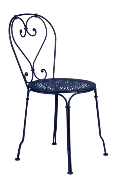 Hete Deal Fermob 1900 Tuinstoel Deep Blue