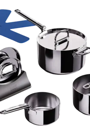 Joseph Joseph Space Steel Pannenset (3-Delig) Nu Kopen