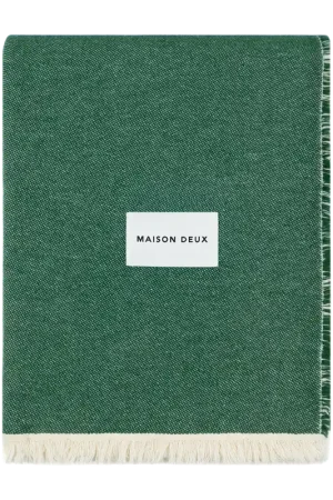 Laatste Kans Maison Deux Check Bold Plaid Forest Blue