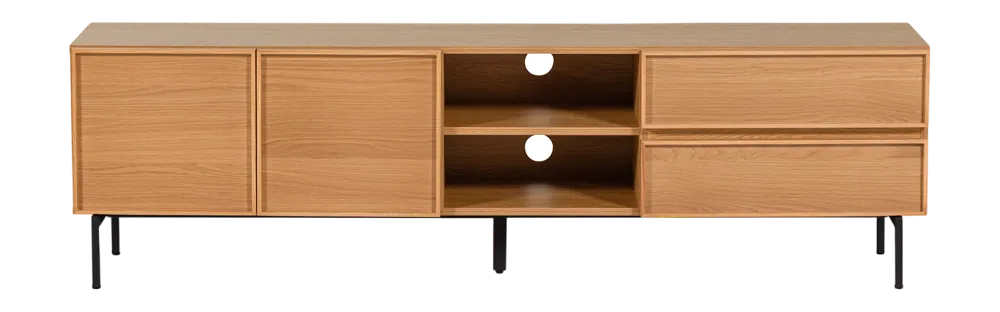 Exclusieve Aanbieding WOOOD Tours TV Meubel - Melamine/MDF - Naturel - 180 cm