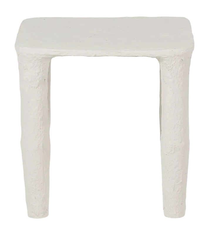 Merkproduct WOOOD Vion Lage Bijzettafel - Papier Maché - Off White